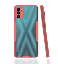 General Mobile 21 Plus Kılıf Parfe Kenarları Pastel Renk Silikon Kılıf (Pembe)