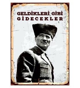 Ahşap MDF Poster (27x18cm)