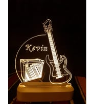 Kişiye Özel Led Lamba Gitar