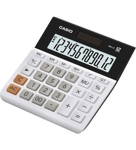 Casio MH-12WE Geniş Ekranlı Masaüstü Hesap Makinesi (12 Haneli)