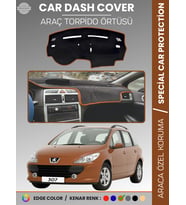 PEUGEOT 307 (2001-2008) Torpido Örtüsü Ön Göğüs Koruma Torpido Koruma Birebir Uyum Kaymaz Özel Kesim