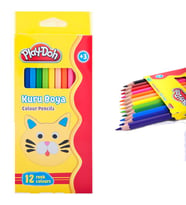 Play-Doh Kuru Boya Tam Boy 12 Renk PLAY-KU001 (Karışık)