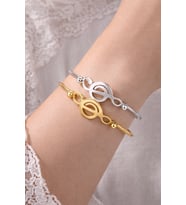 316L Paslanmaz Çelik Sol Anahtarı Figürlü Unisex Bileklik Seti – Gold & Gümüş Renk 2’li Minimal Bilezik Kadın & Erkek Uyumlu