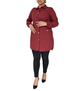 Kadın Kışlık Cepli Tunik BGL-ST02343