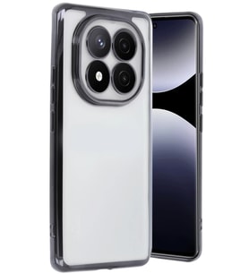 Northcity Xiaomi Redmi Note 14 Pro Plus Uyumlu Kılıf Lensli Silikon - Siyah