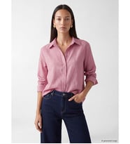 LCW EVERYDAY Pembe Kadın %100 Keten Gömlek