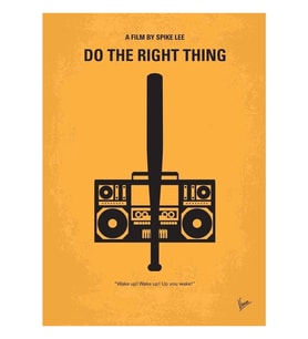 No179- Do The Right Thing Tablo Ahşap Poster Dekoratif