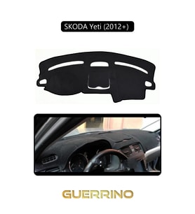 SKODA Yeti (2012+) TORPİDO KORUMA HALISI SİYAH KENAR