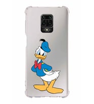 Xiaomi Redmi Note 9 Pro Köşe Korumalı Antişok Kapak Donald Duck Tasarımlı Şeffaf  Kılıf