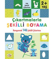 Çıkartmalarla Şekilli Boyama - Rengarenk 146 Şekilli Çıkartma - Kolektif - 0-6 Yaş Yayınları
