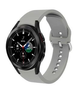 Samsung Galaxy Watch 4 40mm Uyumlu Kordon Silikon Spor Görünümlü Esnek Yumuşak KRD-50 Kayış