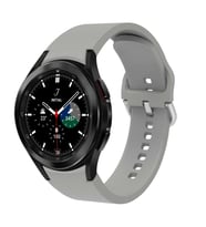 Samsung Galaxy Watch 4 40mm Uyumlu Kordon Silikon Spor Görünümlü Esnek Yumuşak KRD-50 Kayış