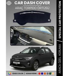 KİA STONIC (2017-2021) Torpido Örtüsü Ön Panel Halı Torpido Koruma Tam Uyum Araca Özel Kaymaz