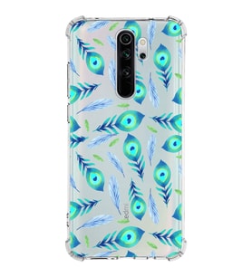 PrintiFy Xiaomi Note 8 Pro Uyumlu Nazar Boncuğu 3 Baskılı Şeffaf Köşe Korumalı Antişok Kılıf