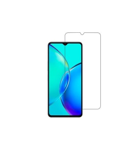 Vivo Y27 Uyumlu Kılıf Dostu Cam Ekran Koruyucu (Şeffaf)