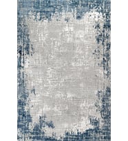 Gri Halı Soyut Desenli Modern Stil Kaymaz Tabanlı Dijital Baskı Salon İçin Estetik Zemin Çözümü