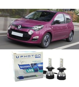 Renault Twingo Uzun+Kısa Far Ampulü H4 Access Yeni Seri Beyaz 2007-2014