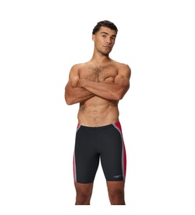 SPEEDO SOLID SPLICE JAM AM BLK/RED MAYO 8-A000156003