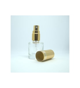 BOŞ PARFÜM ŞİŞESİ 7 ML (10 ADET) SARI METAL SPREY VE KAPAK BOŞ