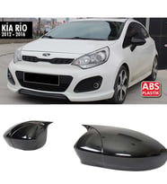 Kia Rio Batman Yarasa Ayna Kapağı Sinyalsiz Piano Black 2012 2013 2014 2015 2016
