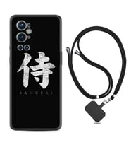 Tecno Spark 9 Pro Kılıf Resimli Boyun Askılı İpli Desenli Silikon Samurai 1340
