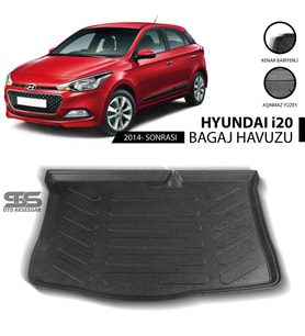 Hyundai İ20 3D Bagaj Havuzu 2014 Sonrası Araca Özel