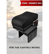 connect 2012 kol dayama geniş model Siyah Yastıklı Lüks Deri
