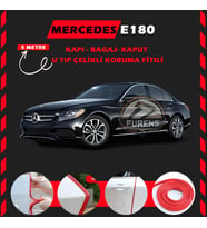Mercedes E180 Oto Araç Kapı Koruma Fitili 5metre Parlak Kırmızı Renk