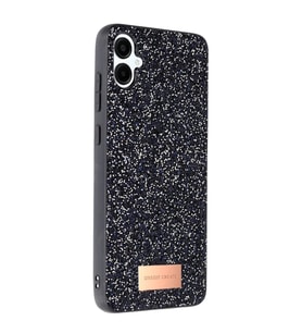Onegif  Galaxy A06 Bright Simli Kapak - Siyah