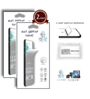 General Mobile GM Fenix 11 PRO -5G- NANO Ekran Koruyucu 2 Adet Ultra İNCE Esnek MAT Şeffaf