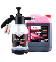 %90 cilalı Pink Fusion Oto Şampuanı 5 LT + 2 Lt KÖPÜK Yapıcı Kimyasal Dayanımlı Pompa