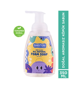 Babyton Doğal Aromasız Köpük Sabun 350 ml