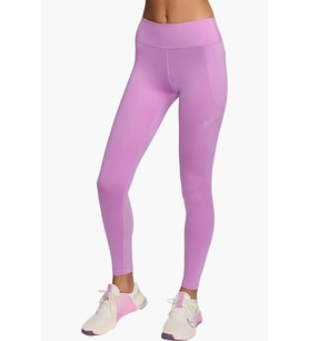 Nike Fast Running Leggings Full Length Leggings 3 Cepli Toparlayıcı Tam Boy Tayt Lila