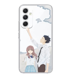 Samsung Galaxy A24 Uyumlu A Silent Voice Tasarımlı Şeffaf Telefon Kılıfı