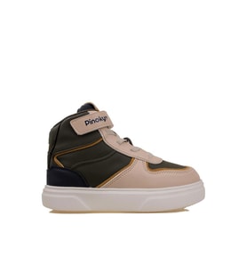 Pinokyo Haki Memory Foam Hafif Çocuk Boğazlı Sneaker
