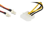 Molex to 4 pin Fan Çoklayıcı 2 li