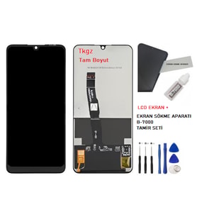 Tkgz P30 Lite Uyumlu Lcd Ekran Dokunmatik Servis + B-7000 + TAMİR SETİ