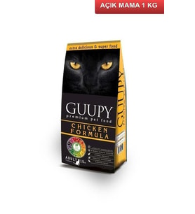 Guupy Cat Tavuklu Kedi Maması 1 Kg AÇIK