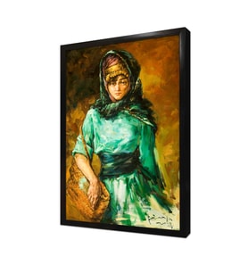 Kadın Çerçeveli Mdf Tablo