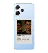 Xiaomi REDMI 12 Uyumlu Teen Wolf Minimalist Poster Desenli Şeffaf Telefon Kılıfı