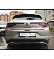 Renault Megane 4 Hb 4 Çıkışlı Egzoz Görünümlü Difüzör Tampon Eki