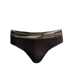 JOJOBOY POLO ERKEK YANI FİLE SLİP KÜLOT 2 Lİ (Siyah)