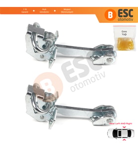 Opel Corsa C X01 2000-2009 160257 24413391 İçin 2 EA Arka Sağ ve Sol Kapı Gergi Yayı