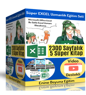 Süper Excel Uzmanlık Eğitim Seti (5 Kitap)