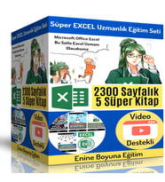 Süper Excel Uzmanlık Eğitim Seti (5 Kitap)