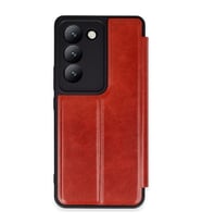Vivo V30 Lite 4g Kılıf Flip Cover - Kırmızı