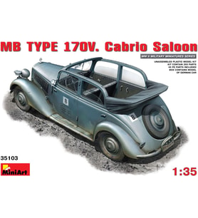 Miniart 35103 – Mb Tip 170 V. Cabrio Saloon