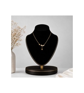 Yıldız Detaylı Sallantılı Minimal Kolye