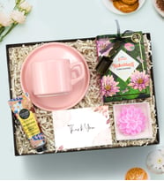 Pembe Fincan & Eyüp Sabri Tuncer El Kremi & Lotus Mum & Muhabbetli Türk Kahvesi Hediye Seti