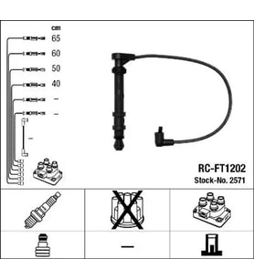 NGK 2571 (RCFT1202) Buji Kablosu 46413088 RCFT1202